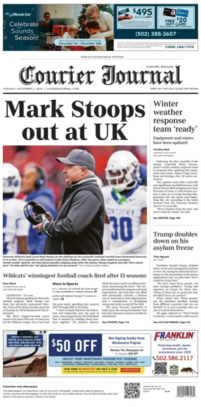 Cover of The Courier-Journal (Louisville)