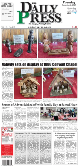 Cover of The Daily Press