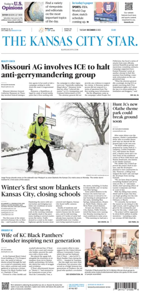 Cover of The Kansas City Star