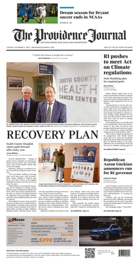 Cover of The Providence Journal