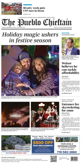 Cover of The Pueblo Chieftain