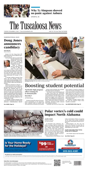Cover of The Tuscaloosa News
