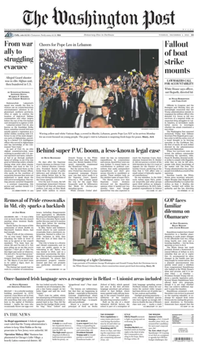 Cover of The Washington Post