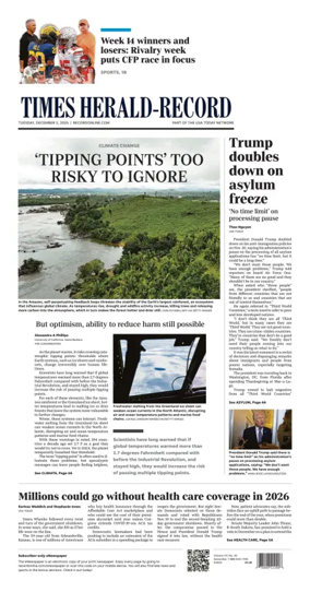 Cover of Times Herald-Record