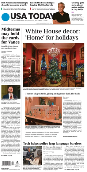 Cover of USA TODAY US Edition