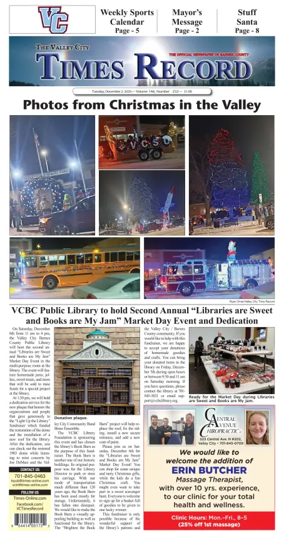 Cover of Valley City Times-Record