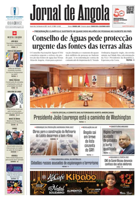 Cover of Jornal de Angola
