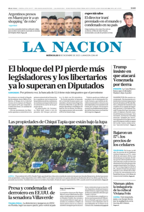 Cover of La Nacion
