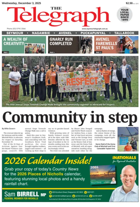 Cover of Seymour Telegraph