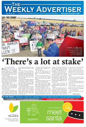 Cover of The Weekly Advertiser Horsham