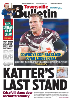 Cover of Townsville Bulletin