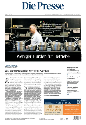 Cover of Die Presse