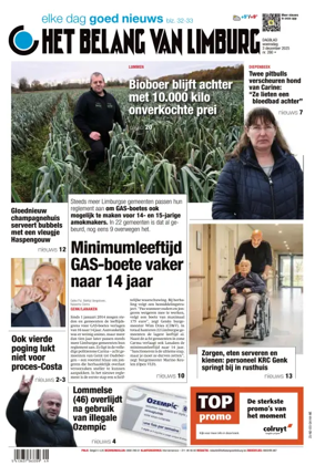 Cover of Het Belang van Limburg