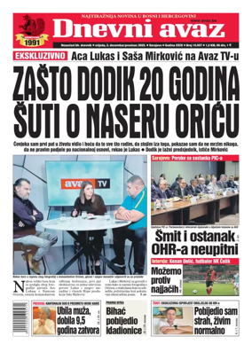 Cover of Dnevni avaz