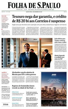 Cover of Folha De S.Paulo