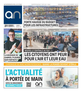 Cover of Acadie Nouvelle