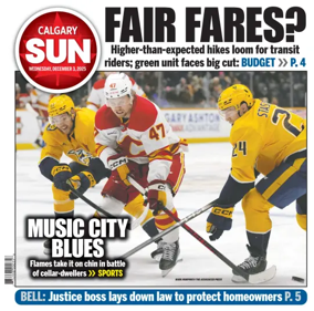 Cover of Calgary Sun