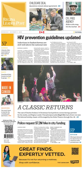 Cover of Regina Leader-Post