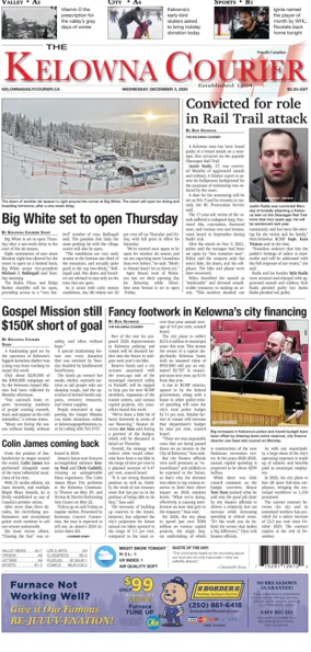 Cover of The Daily Courier