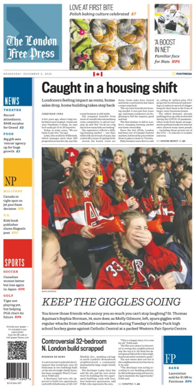 Cover of The London Free Press