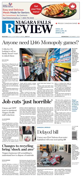 Cover of The Niagara Falls Review