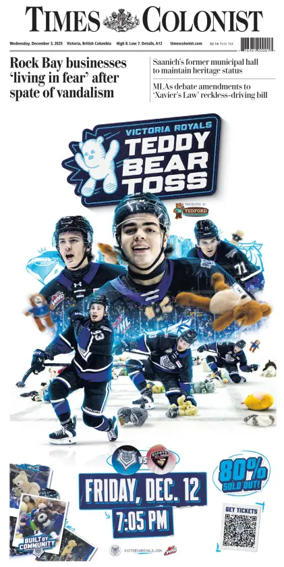 Cover of Times Colonist