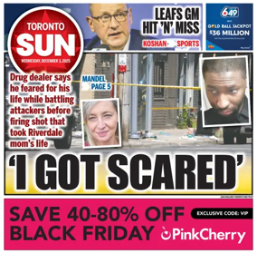 Cover of Toronto Sun