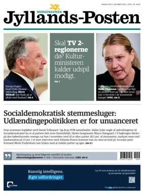Cover of Jyllands-Posten