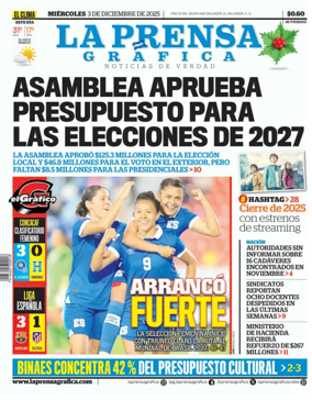 Cover of La Prensa Grafica