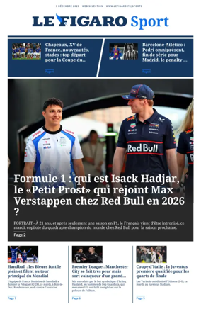 Cover of Le Figaro Sport