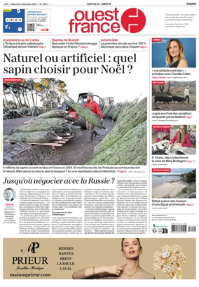 Cover of Ouest France (Dinan)