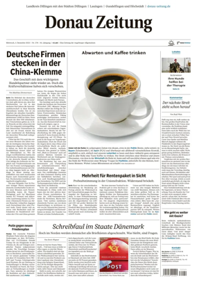 Cover of Donau Zeitung