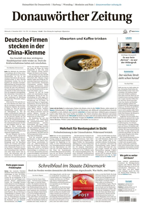 Cover of Donauwoerther Zeitung