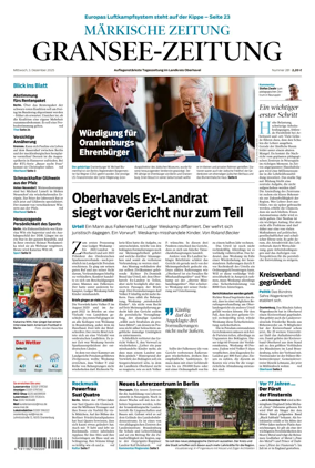 Cover of Gransee-Zeitung