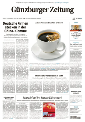 Cover of Guenzburger Zeitung