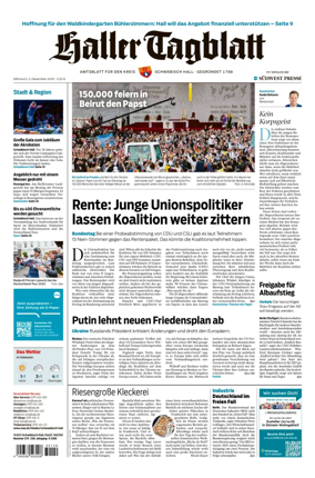Cover of Haller Tagblatt