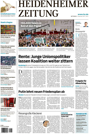 Cover of Heidenheimer Zeitung