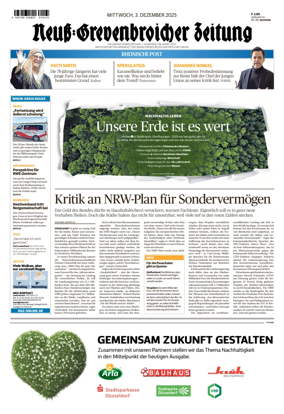 Cover of Neuss-Grevenbroicher Zeitung Neuss
