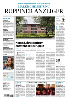 Cover of Ruppiner Anzeiger
