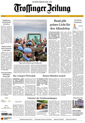 Cover of Trossinger Zeitung