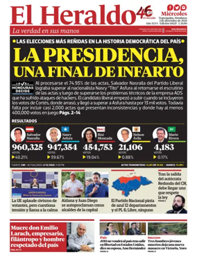 Cover of Diario El Heraldo