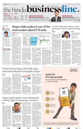Cover of BusinessLine (Bangalore)