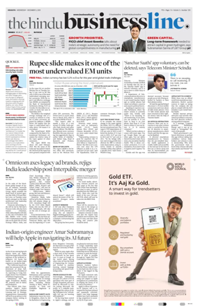 Cover of BusinessLine (Kolkata)