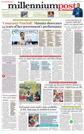 Cover of Millennium Post (Kolkata)