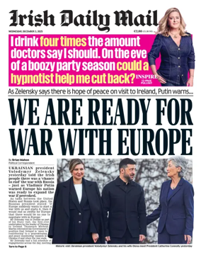 Cover of Irish Daily Mail