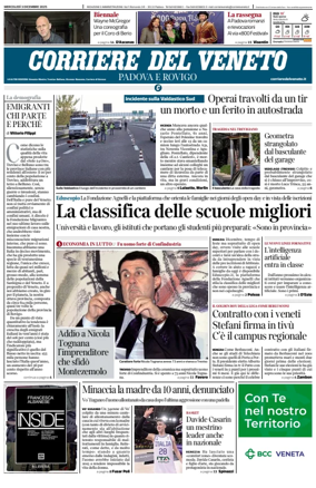 Cover of Corriere del Veneto (Padova e Rovigo)