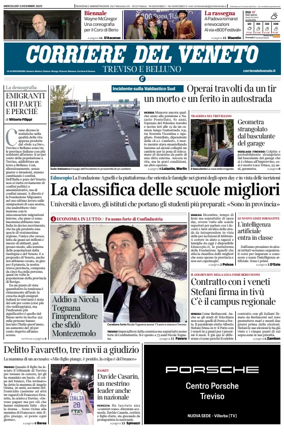 Cover of Corriere del Veneto (Treviso e Belluno)