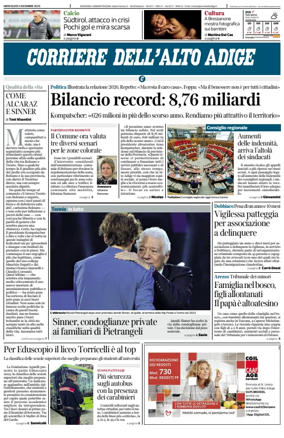 Cover of Corriere dell'Alto Adige