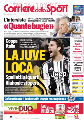 Cover of Corriere dello Sport