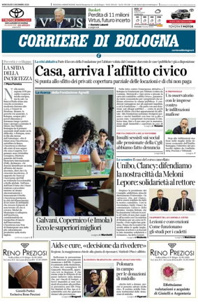 Cover of Corriere di Bologna